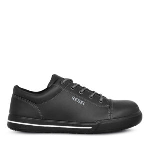 Lo Top Black Safety Shoe