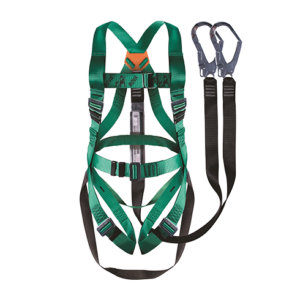 Belted Harness: Double Leg Lanyard