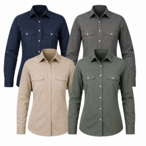 Titan Homegrown Ladies Long Sleeve Bush Shirts