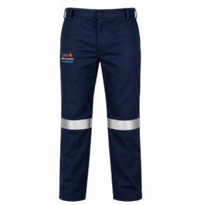 D59 Flame & Acid 100% Cotton Navy Blue Conti Trouser