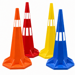 RoadQuip Barrier Cone Plain 1.8m
