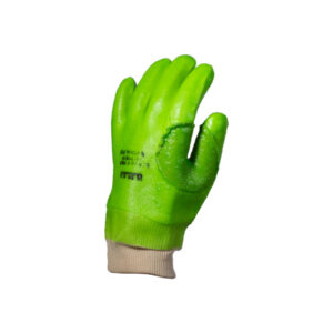 Heavy Weight Reinforced Thumb & Forefinger Knit Wrist PVC Glove