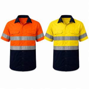 Titan 100% Cotton Short Sleeve Vented Reflective Shirt