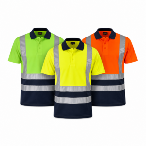 Two-Tone Hi-Viz Reflective Golf Shirt